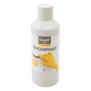 Creall Fingerfarbe, konservierungsmittelfrei, Weiß – 250 ml