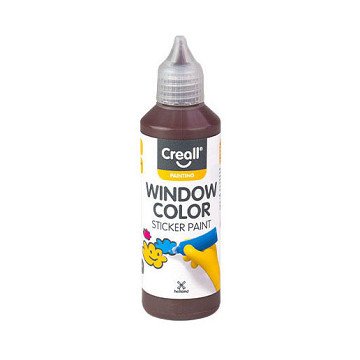 Creall Fensterfarbe Braun - 80 ml