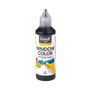 Creall Fensterfarbe Schwarz - 80 ml
