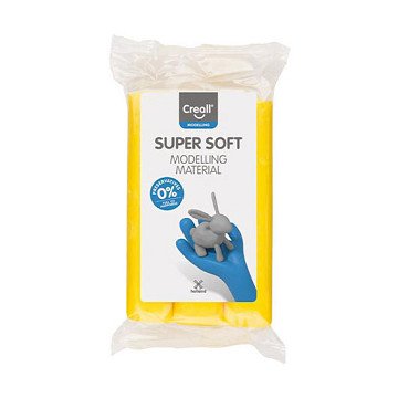 Creall Supersoft Clay Preservative-Free Yellow - 500g.
