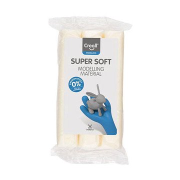 Creall Supersoft Clay Preservative-Free White - 500g.