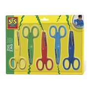 SES Zigzag Scissors, 5 pcs.