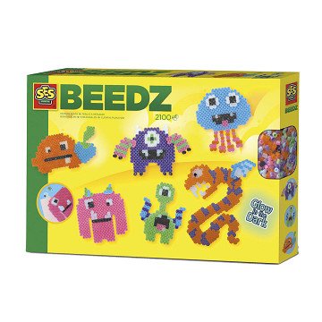 SES Beedz Strijkkralen Glow in the Dark Monsters