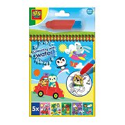 SES Coloring with Water Coloring Book - On the Road