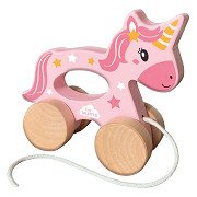 SES Wooden Pull Along Animal 2 in 1 - Unicorn
