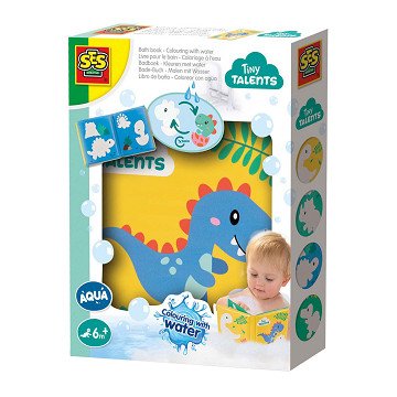 SES Badboek - Kleuren met Water Dino's