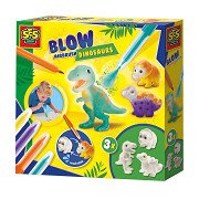 SES Blow Airbrush Pens - Dinosaurs, 3 pcs.