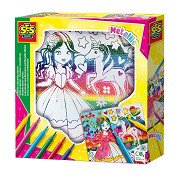 SES Metallic-Farbleinwand