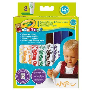 Crayola Mini Kids - Felt-tip pens, 8 pcs.