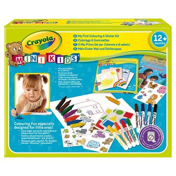 Crayola Mini Kids – Mal- und Aufkleberset