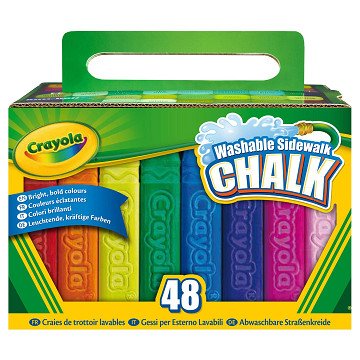 Crayola Straßenkreide, 48 Stück.