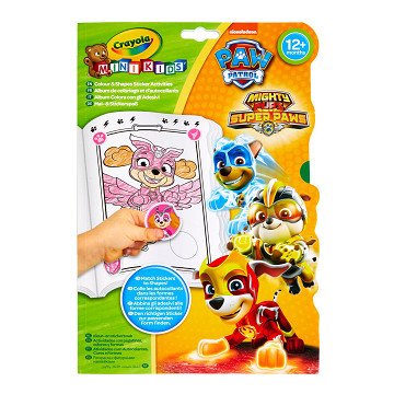 Crayola Mini Kids – Mal- und Stickerbuch PAW Patrol