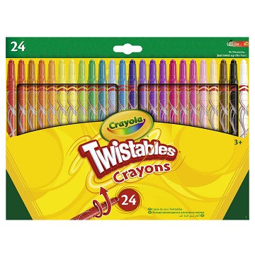 Crayola Spinning Wax Crayons, 24pcs.