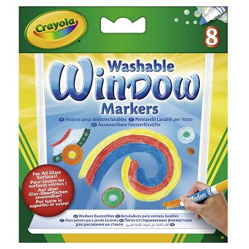 Crayola Fenstermarker, 8 Stk.