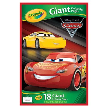 Crayola Reuze Kleurplaten - Cars 3