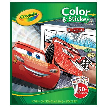 Crayola Coloring and Sticker Book Cars 3