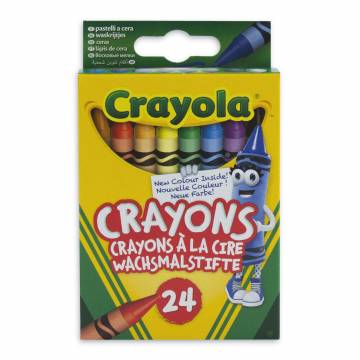 Crayola Wax Crayons, 24pcs.