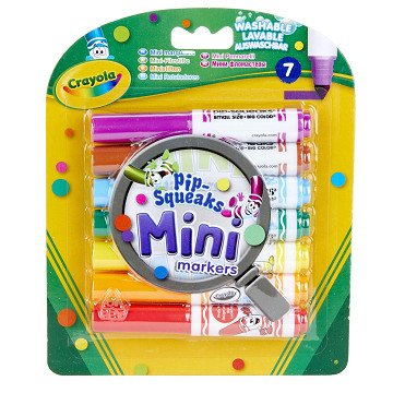 Crayola Mini Washable Felt-Tip Markers, 7 pcs.