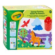 Crayola Malen mit Schwamm-Bastelset