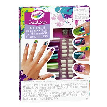 Crayola Creations Metallic Nail Polish Set