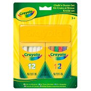 Crayola School Chalk with Eraser