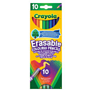 Crayola Colored Pencils Erasable, 10 pcs.