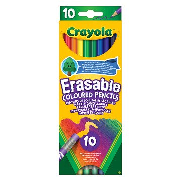 Crayola Erasable Colored Pencils, 10 pcs.