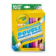 Crayola Double-sided Felt-tip Pens, 10 pcs.