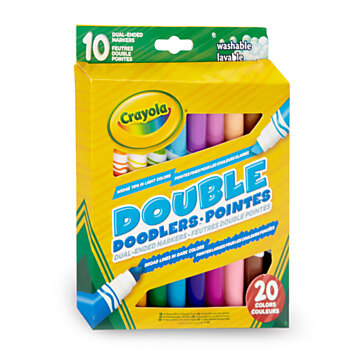 Crayola Double-sided Felt-tip Pens, 10 pcs.