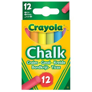 Crayola Blackboard Chalk Color, 12pcs.