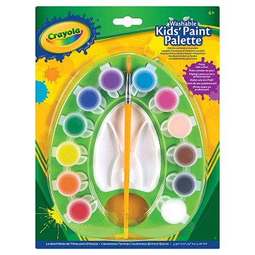 Crayola Kids Paint Washable Children's Paint Palette
