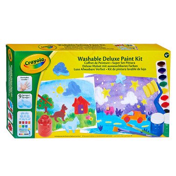 Crayola Deluxe Luxus waschbares Farbset