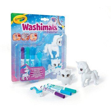 Crayola Washimals Tiere – Einhorn Luna und Eule Una