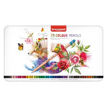 Bruynzeel Expression Colored Pencils Tin 72
