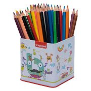 Bruynzeel Triple Coloured Pencils Tin with 48 pencils
