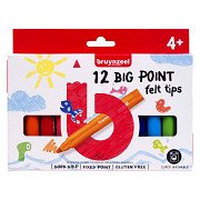 Bruynzeel Kids Big Point Felt-tip Pens Set 12