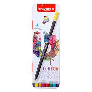 Bruynzeel Expression Buntstifte Neontöne Dose 6