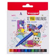Bruynzeel Fineliner Mini Set 12 Farben