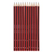 Bruynzeel HB Graphitstift Schwarz/Rot