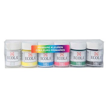 Ecola Plakatfarben-Set Grundfarben, 6x16ml