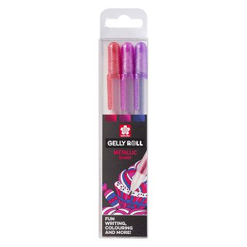Sakura Gelly Roll metallic Set 3 Gel Pens Sweets