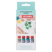 Talens Art Creat.Glass & Porcelain Opaque 4x30ml Grüngold