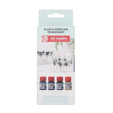 Talens Art Creation Glas & Porzellan Transp. 4x30ml Blau