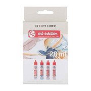 Talens Art Creation Effect Liner Set 4X28ml Spezialitäten Perle