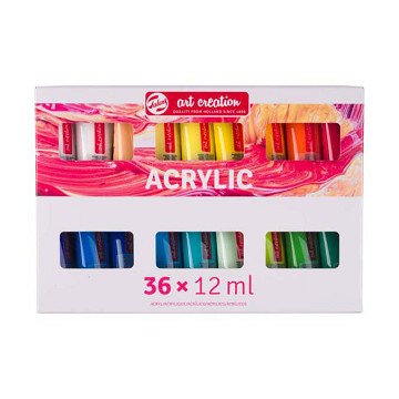 Talens Art Creation Acrylic Paint Set, 36x12ml