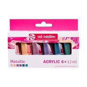Talens Art Creation Acrylfarben-Set metallic, 6x12ml