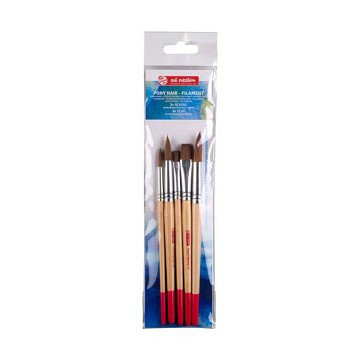Talens Art Creation Aquarellpinsel-Set V 5 - Pony/Polyester