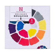 Talens Gouache Extra Fine Mischset, 5 Tuben mit 20 ml