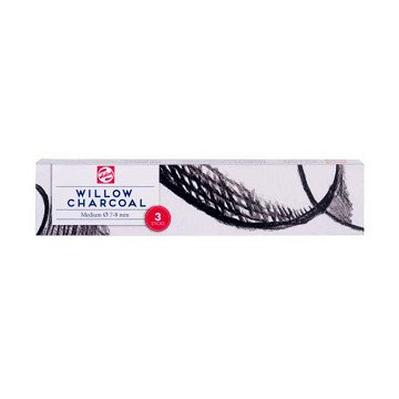Talens Medium Charcoal 3 Sticks