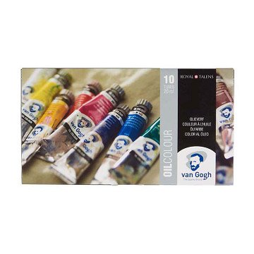 Van Gogh Olieverf Basisset met 10 Kleuren In Tubes Van 20ml